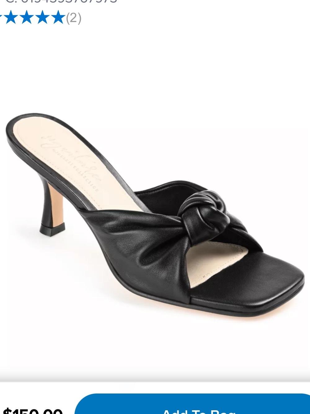 Journee Signature Finlee Knotted Dress Sandals - Size: 7.5